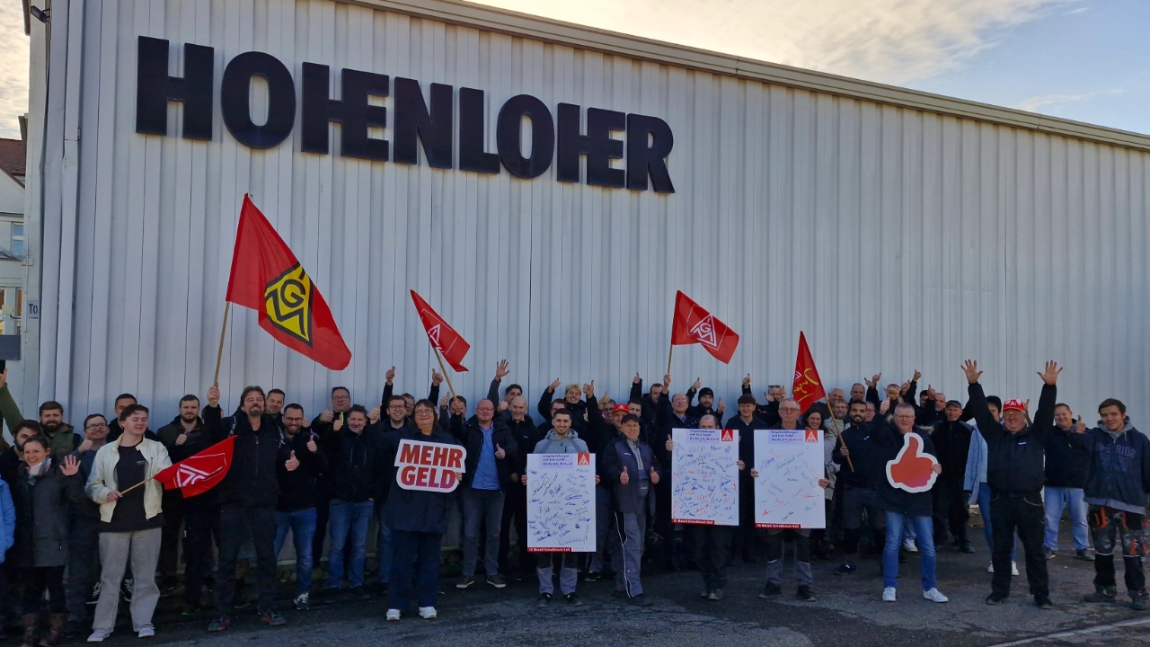 Hohenloher Spezialmöbelwerk: Unterschriftensammlung für 5 % mehr