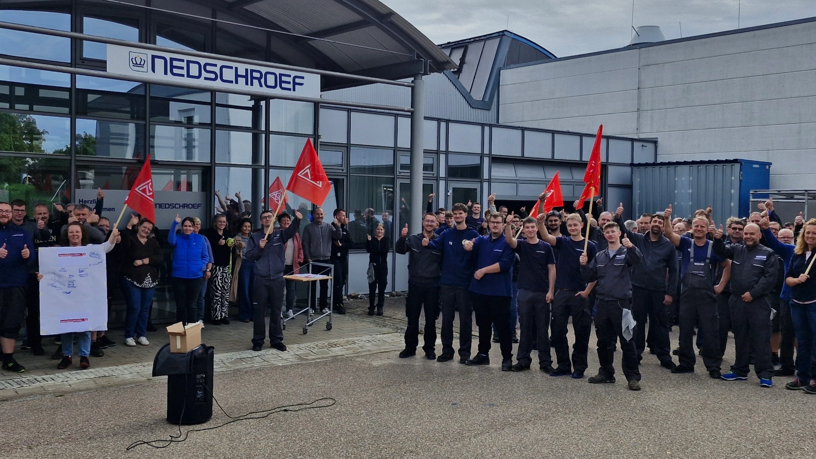 Soliaktion bei Nedschroef in Schrozberg