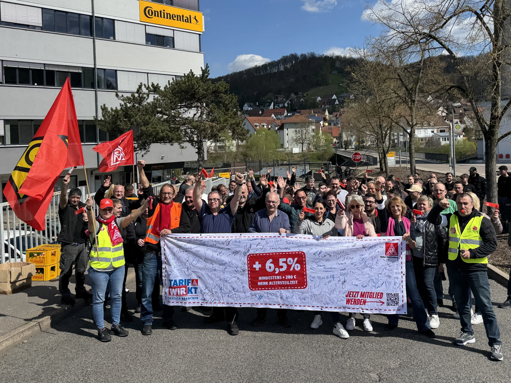 Warnstreik Hornschuch