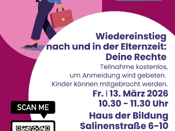 Veranstaltung Wiedereinstieg