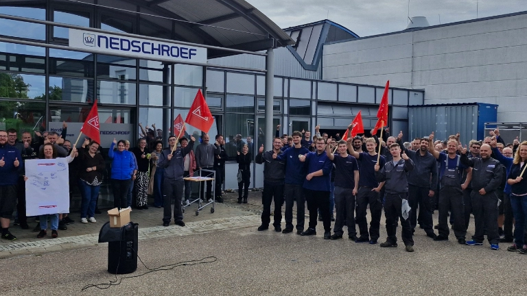 Soliaktion bei Nedschroef in Schrozberg